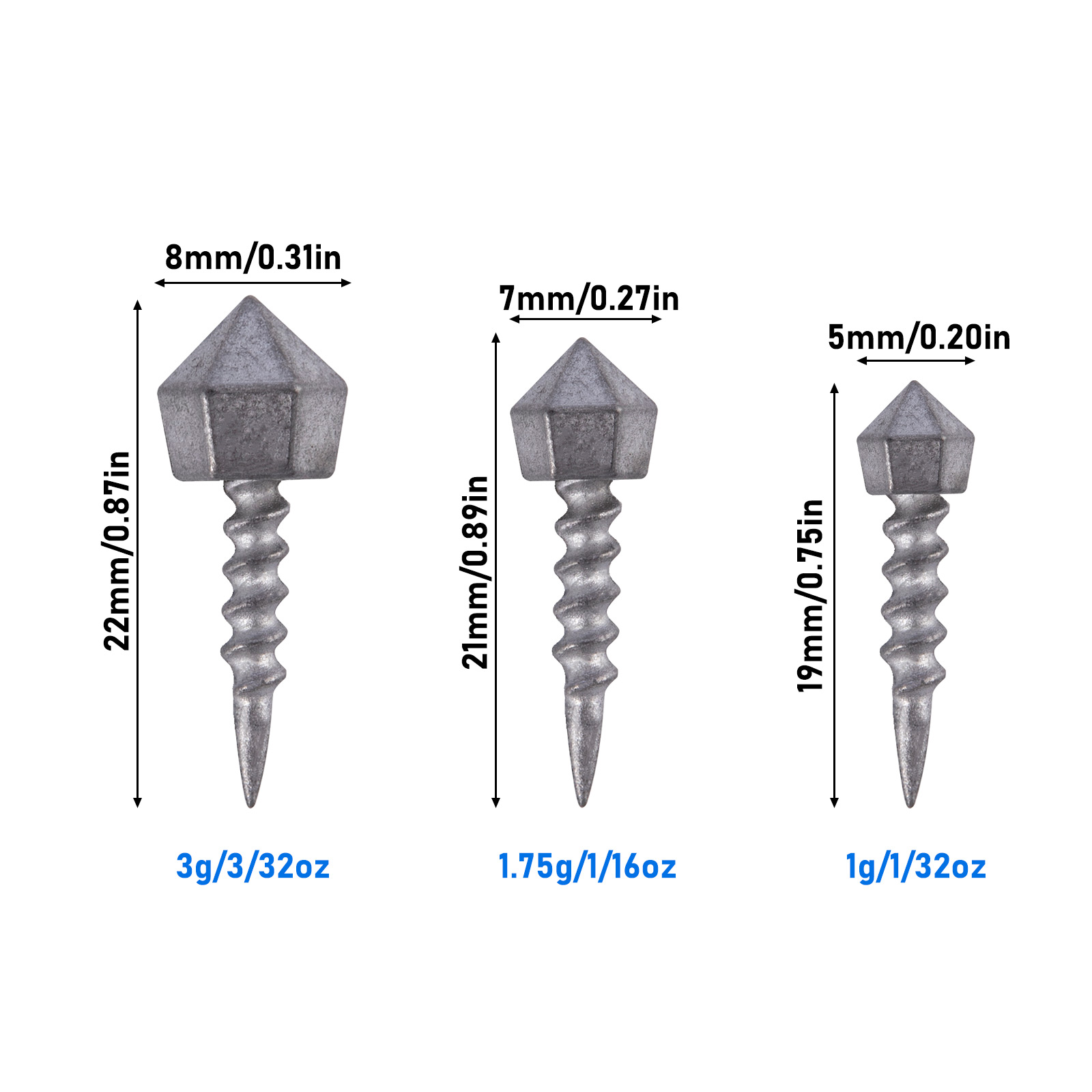10pcs Fishing Insert Weight Si - đánh giá và giá Fishing Lure Accessories