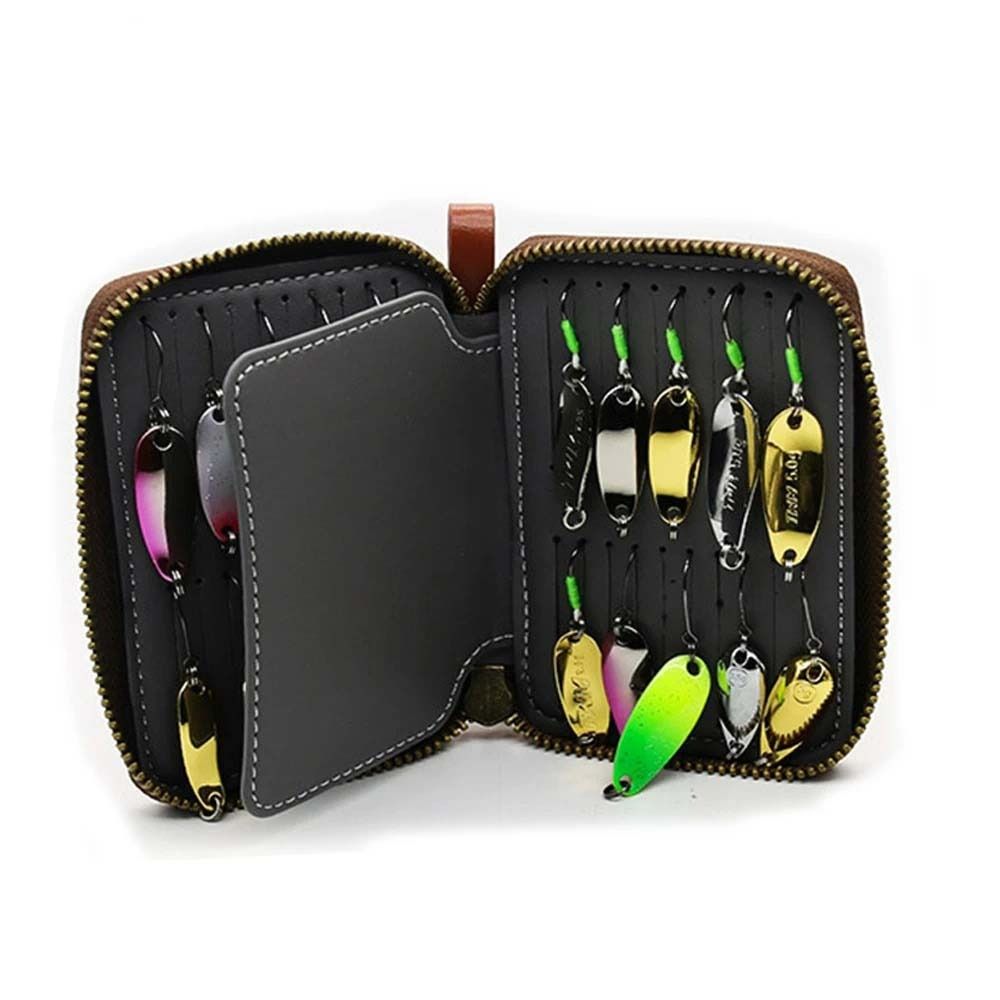 PU Leather Lure Wallet Bag Car - đánh giá và giá Fishing Lure Spinnerbait