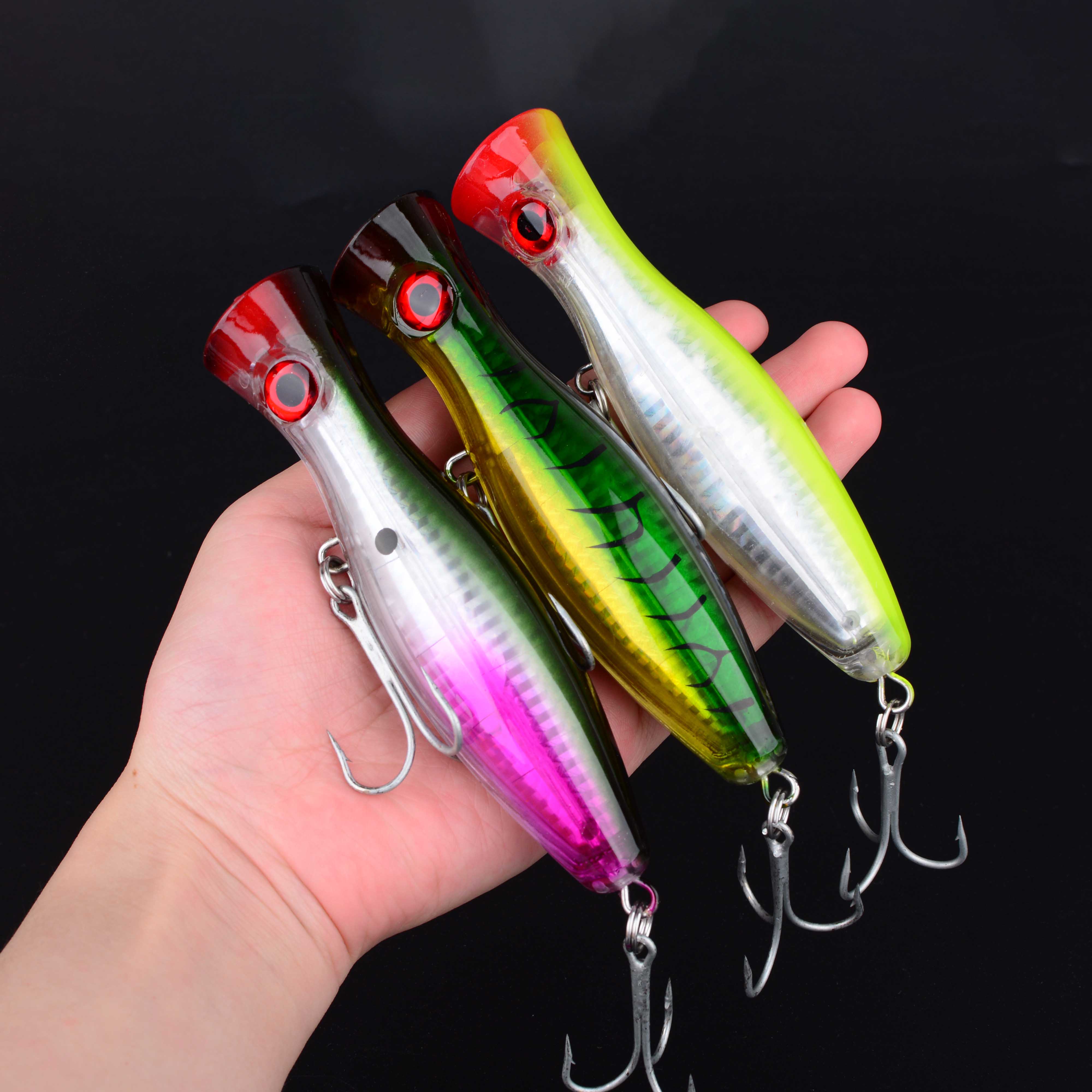 1pc 13CM 42g Big Popper Floati - đánh giá và giá Fishing Lure Topwater